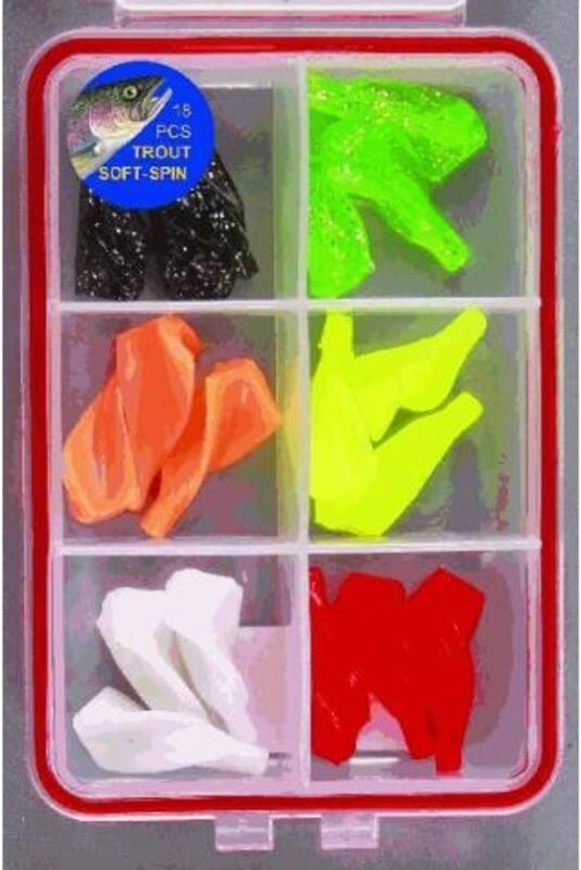 Gummiköder Sortiment 2,5cm/0,5g/18 Stück Keine Angabe - Paladin