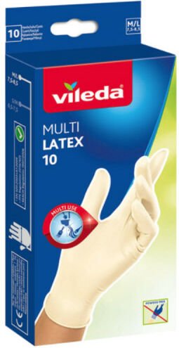 10er-Pack Multilatex-Einmalhandschuhe - Größe m-l - Vileda
