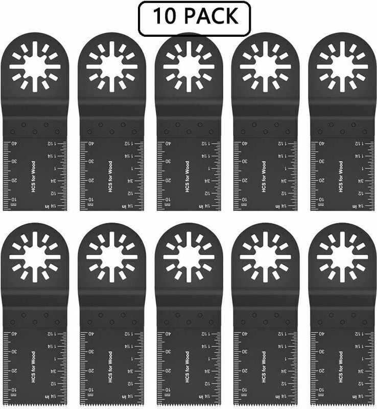 Odipie - 10 x 35 mm UN35F10 Holzschneideblätter für Bosch Fein (nicht StarLock) Makita Milwaukee Einhell Hitachi Parksid...