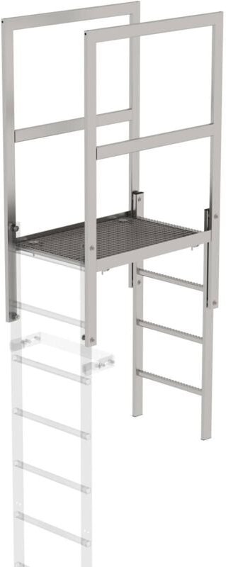 Attika-Überstieg V2A - 068181 - Günzburger Steigtechnik