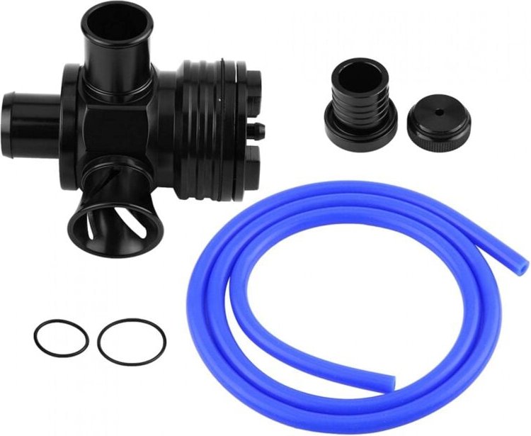 Zoternen - Schubumluftventil 1.8T Für Blow Off Ventil 1.8T - Auto Auto Umsteller Turbo Bov Abblaseventil Schwarz Alumini...