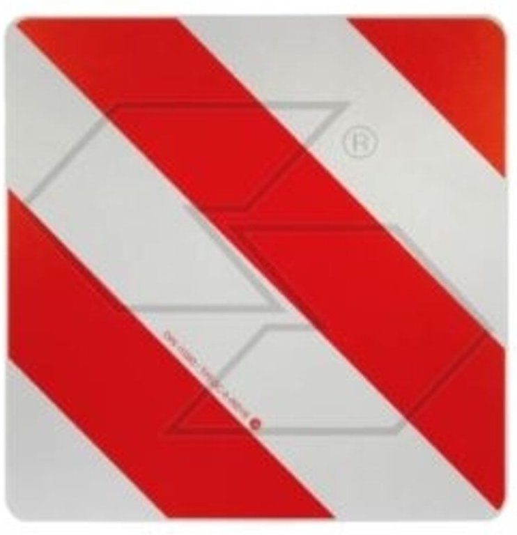 Thumbnail - NEWGARDENSTORE retroreflektierende quadratische Platte für Anhänger A28418