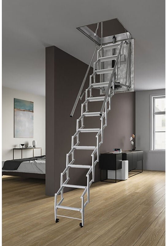 Echelle Direct - Elek. Bodentreppe : Deckenöffnung 70x100cm - ELEC70/100-300