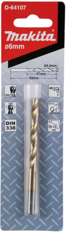 Thumbnail - D-64107 Metallbohrer hss-tin 60x93mm - Makita