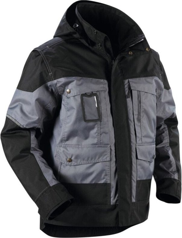 Blakläder Winterjacke, grau / schwarz, Unisex-Größe: xl