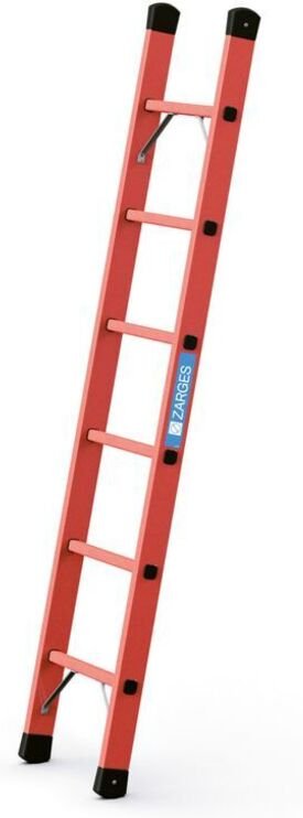 Thumbnail - Zarges - efa l Vollkunststoff Sprossen Anlegeleiter 41251 1,92m