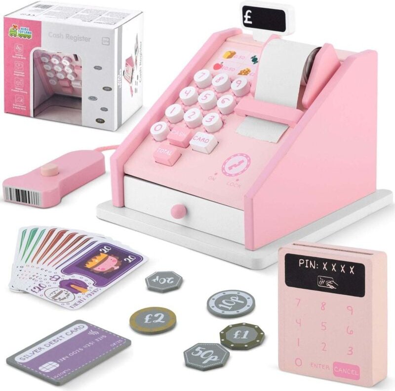 Registrierkasse für Holzspielzeugladen RK-868 Ricokids