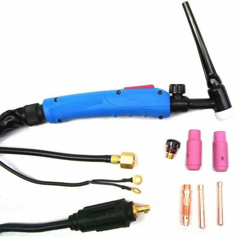 Apex - Schlauchpaket SR17V 4 Meter Brenner mit Ventil wig Schweissgerät mit Ventil DX25 9mm Dorn