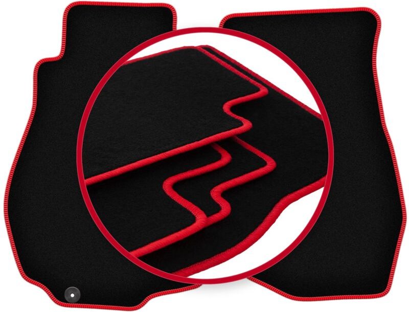 CARLUX-RED Autofußmatten für: Nissan 350Z Coupé (2003-2009)