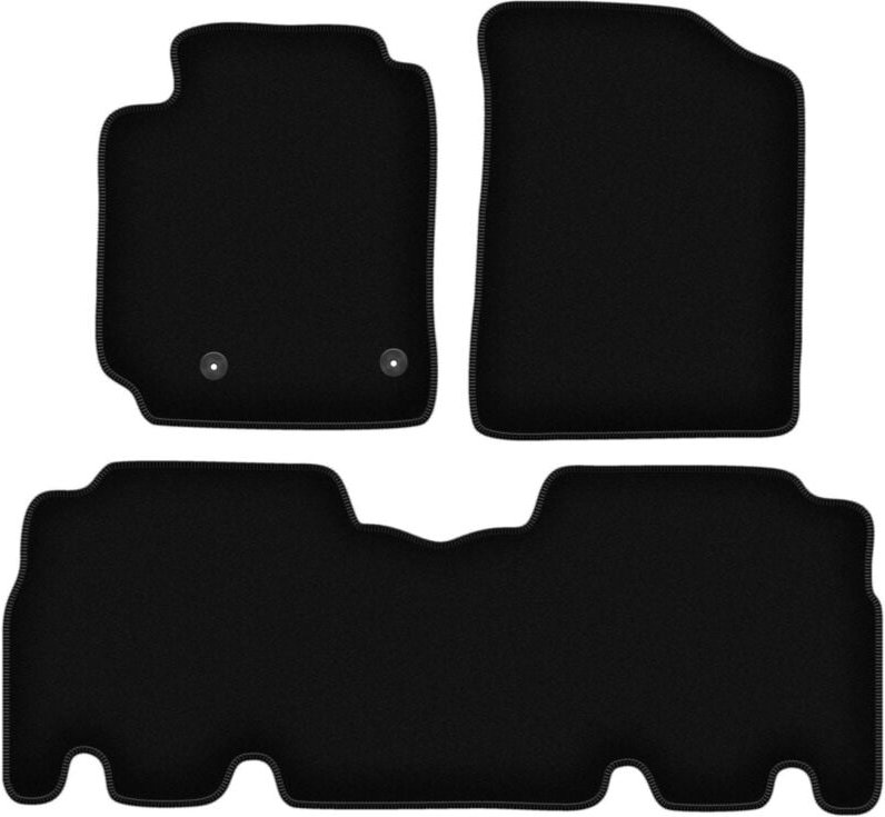 BASIC schwarze Veloursmatten für: Toyota Yaris Verso Minivan (1999-2005)