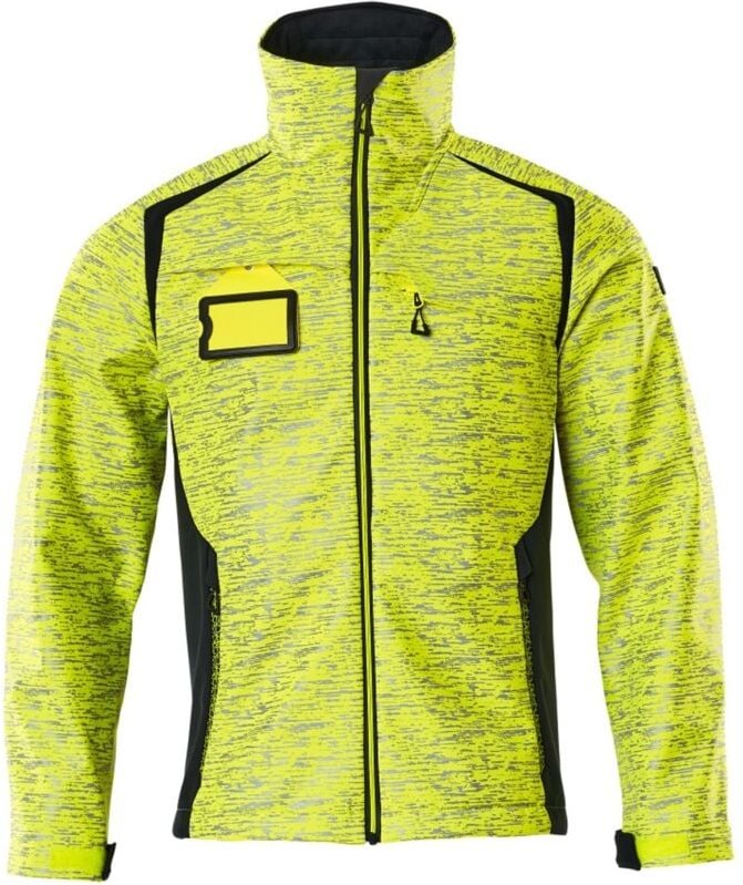 Mascot Softshelljacke mit Reflexeffekte 19202 Gr. L hi-vis gelb/schwarzblau