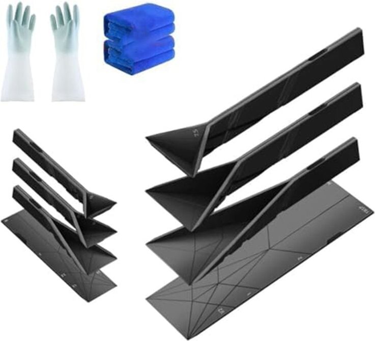 Thumbnail - 2 Stück flache Polygone 3-in-1-Messlöffel, Polygonlöffel, flacher Polygonlöffel, flache Löffel c