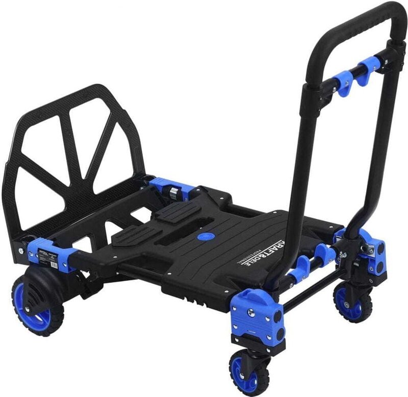 2-in-1 faltbarer Transport- und Lagerwagen 150kg KD3094