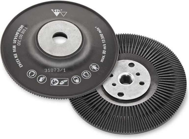 Thumbnail - Sia Turbo Stützteller 125mm M14 extrahart für 4582 Hochleistungs Fiberscheiben
