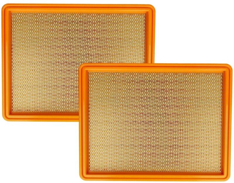 Filterset 2x Staubsaugerfilter Ersatz für Kärcher 5.731-020.0 Filter für Staubsauger - Hauptfilter, Flachfalten-Filter -...