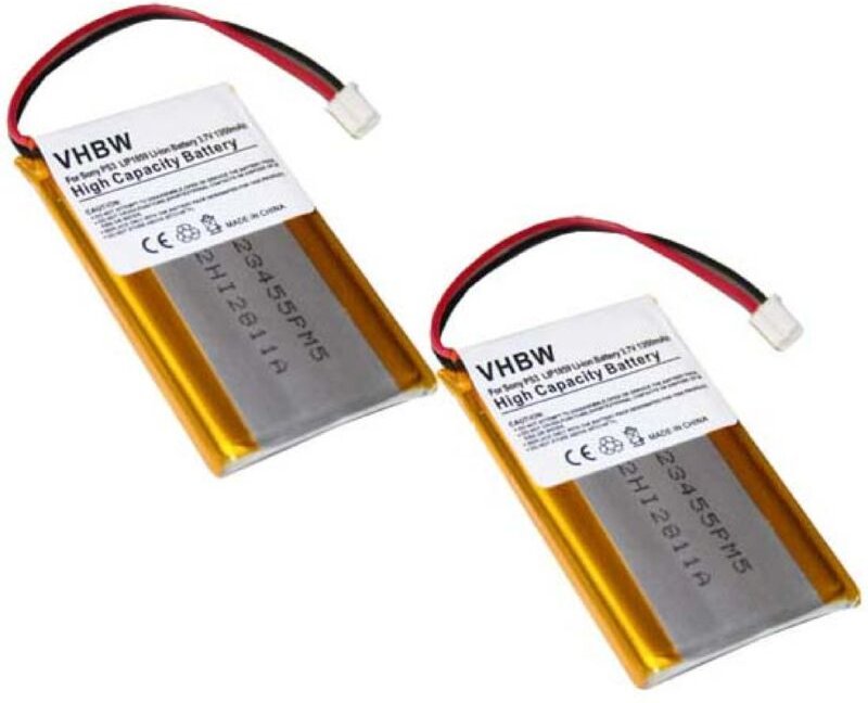 Vhbw - 2x Akku Ersatz für Sony Lip1359, Lip1859, Lip1472 für Gamepad Controller (950 mAh, 3,7 v, Li-Ion)