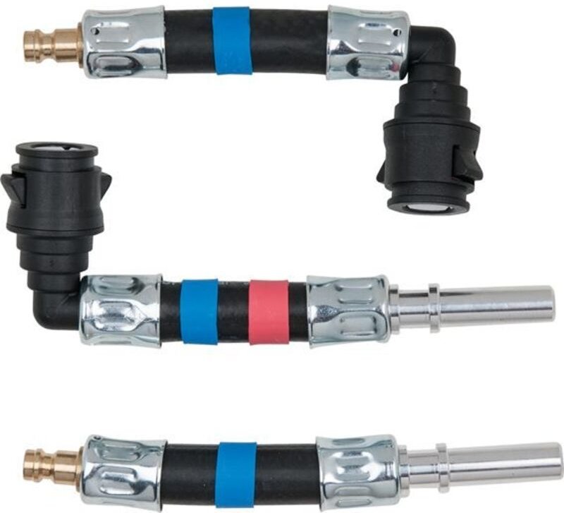 KS-Tools 150.1868 Adapter-Satz 3-tlg. SAE 10 x 30 mm (blau)