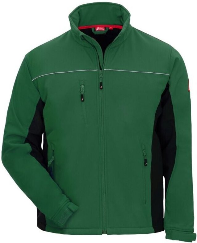 Thumbnail - Nitras - Softshelljacke motion tex light 7154 Grün / Schwarz Gr. m