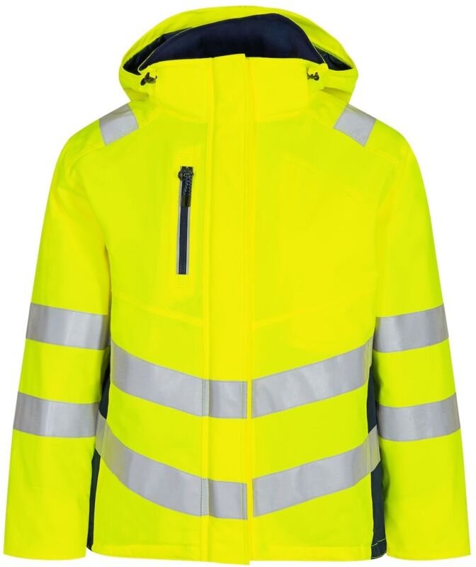 ENGEL Warnschutz Winterjacke Safety Damen 1943-930 Damen Gr. 3XL gelb/blue ink