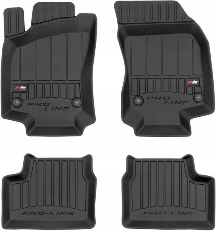 Matten, Fussmatten, Gummi-Fußmatten, Opel Astra 2 G 1998-2009, 3d-Mulde