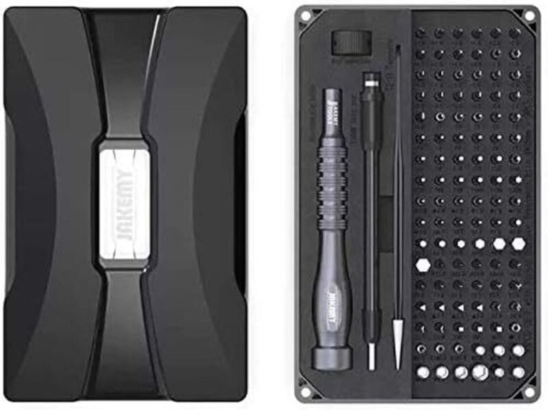 Präzisions-Schraubendreher-Set, 106-in-1, tragbares magnetisches Reparatur-Werkzeug-Set für Laptop, Computer, Brille, La...