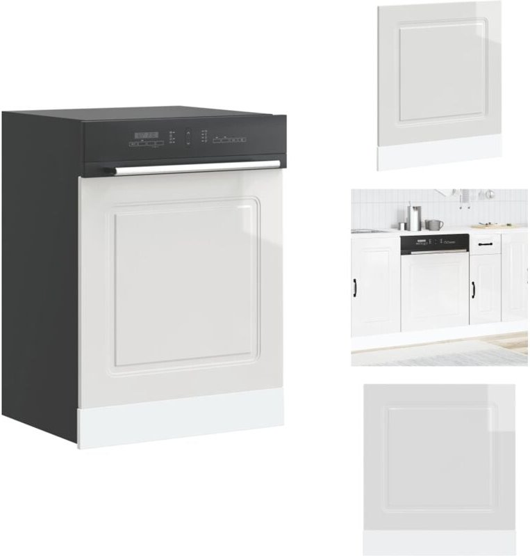 Geschirrspülerblende Kalmar Hochglanz-Weiß 60x1,5x67 cm - Geschirrspülerblende - Geschirrspülerblenden - Geschirrspüler ...