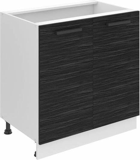 Unterschrank Küche, Küchenunterschrank 80 cm Breite. sd Küchenunterschrank mit Arbeitsplatte. Küchenschrank mit 2 Türen,...