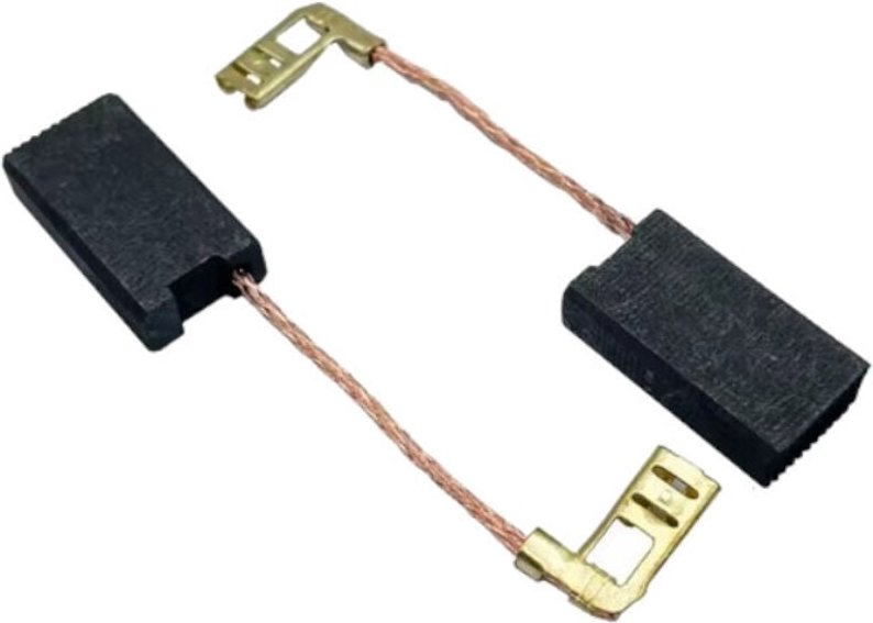 Thumbnail - 2x Trade-Shop Motorkohlen Kohlebürsten 6,3x12,5x22mm für Bosch GKS 54 CE, AKE 300 B, PKE 30 B, PKS 55, EW/VMS380, GBH 38...
