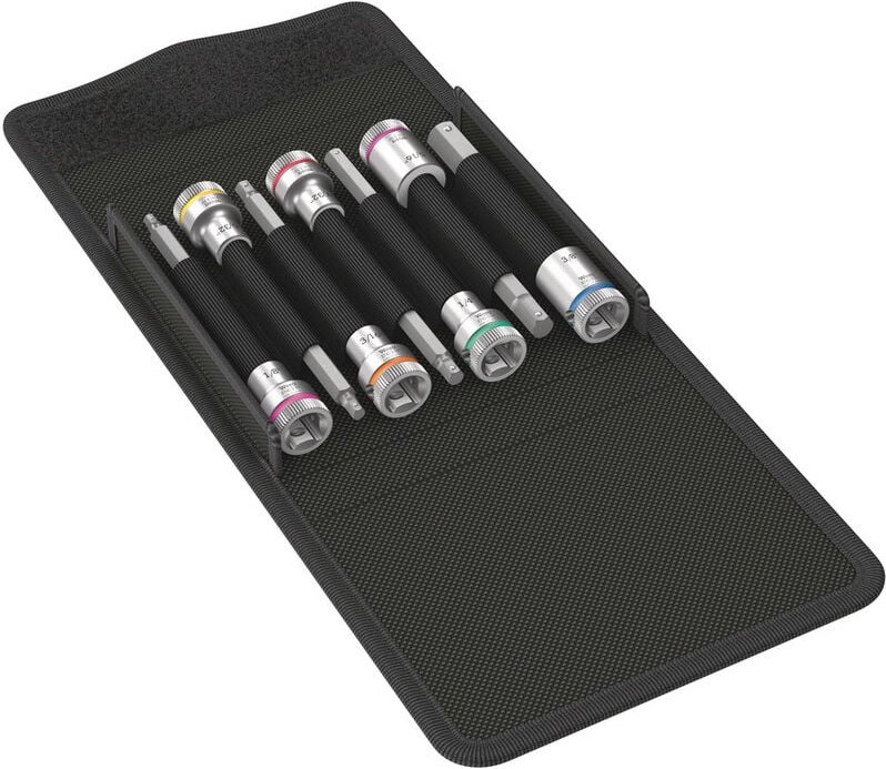 Thumbnail - Wera 8740 B HF Steckschlüssel-Bit-Einsatz-Set 3/8" (10 mm) 7teilig 05003181001