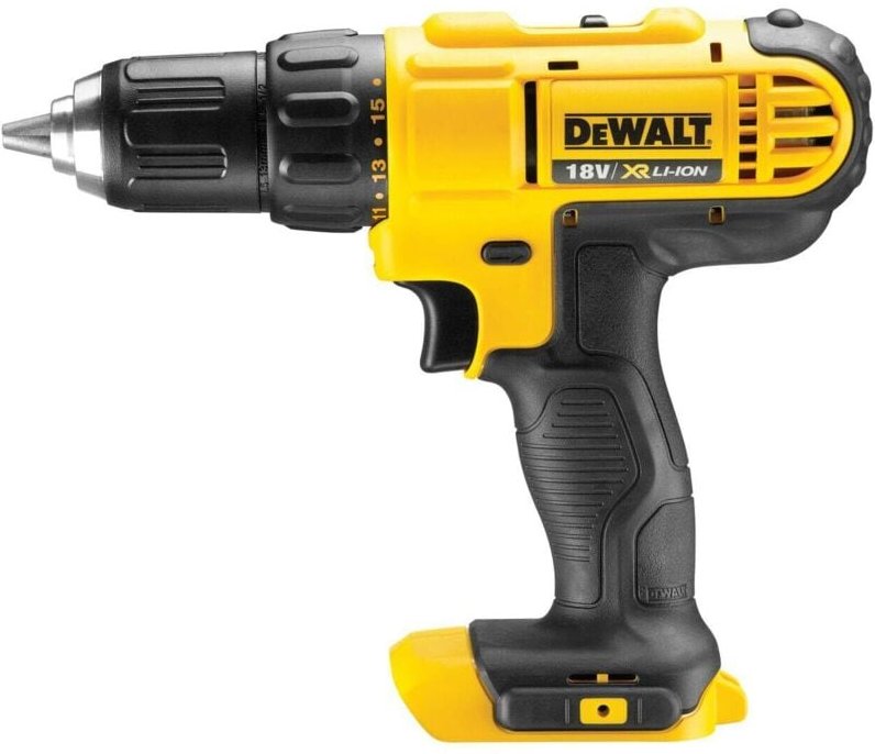 Dewalt DCD771D2 - Akku-Bohrschrauber de 18 V (2 Gänge, elektronische Motorbremse, Modul de Drehmoment de 15 Stufen, max....