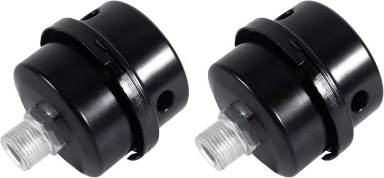 CSPARKV 2er-Pack Schalldämpferfilter für Luftkompressor (3/8 Zoll Gewinde 16 mm)