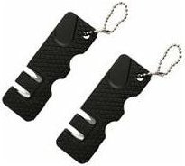 2 Stück Mini-Messerschärfstein, Messerschärfer, Outdoor-Werkzeuge, Küche, multifunktionaler tragbarer Mini-Schleifstein ...