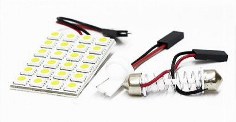 Maxtech - Trade Shop - chip led 24 led für international auto light fredda 6000K 5 watt 12 v T10 L-M05 -