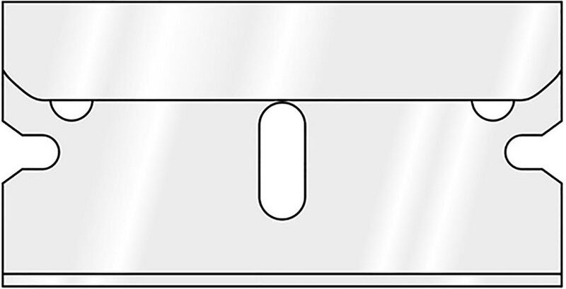 Ersatzklingen für Glasschaber, 10-tlg