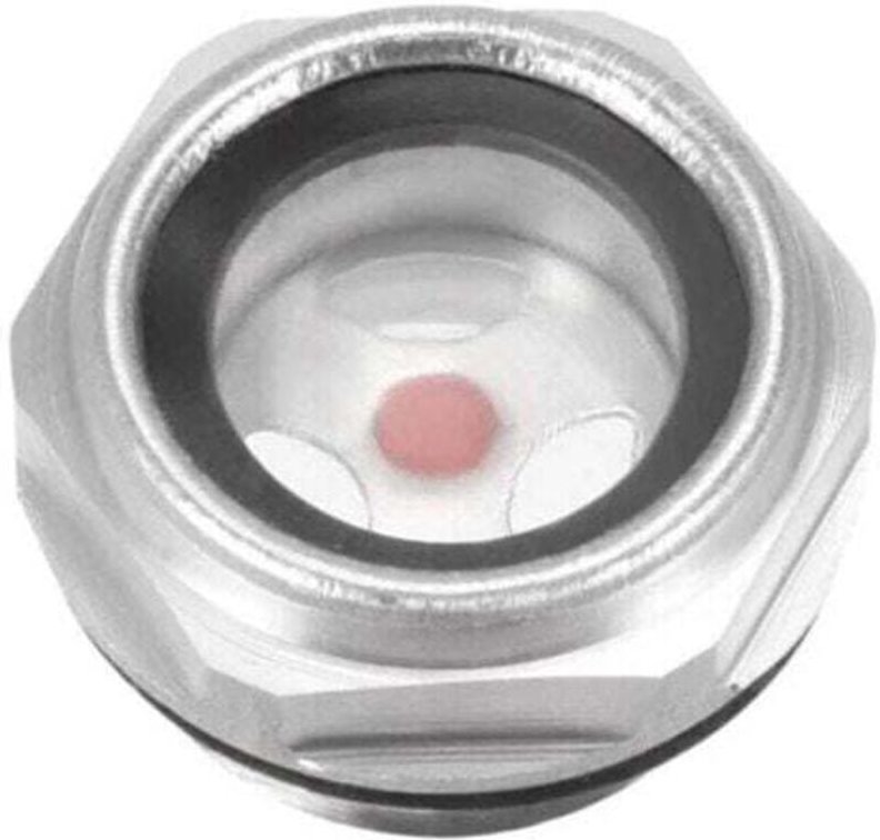 Flüssigkeitsölstandanzeige Schauglas Luftkompressor-Anschluss 1/2 PT Außengewinde Aluminiumlegierung Stecker mit O-Ring ...