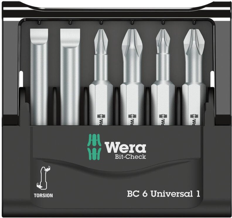 Bit-Satz Bit-Check 6 Universal 1 Wera