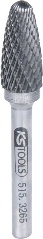 Ks Tools hm Rundbogen-Frässtift Form f, 12 mm