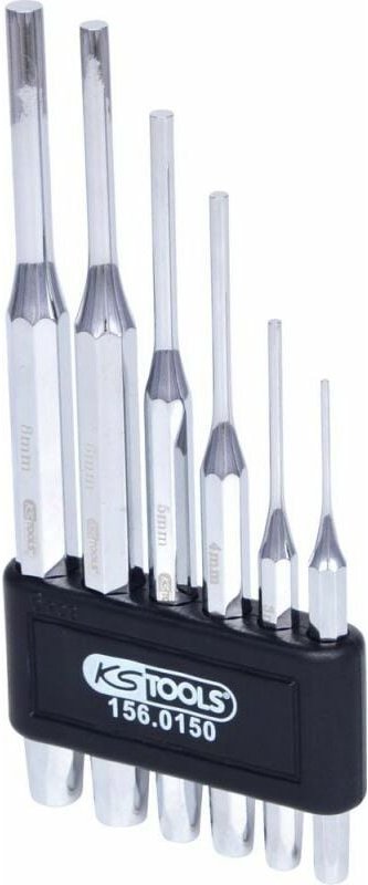 Splintentreibersatz, hochglanz verchromt, 6-tlg