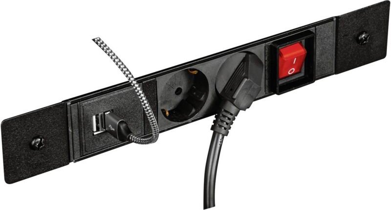 Projahn Zubehör Werkstattwagen UNIVERSE UK-Version 240V Steckerleiste inkl. 5m Kabel und Kabelhalter