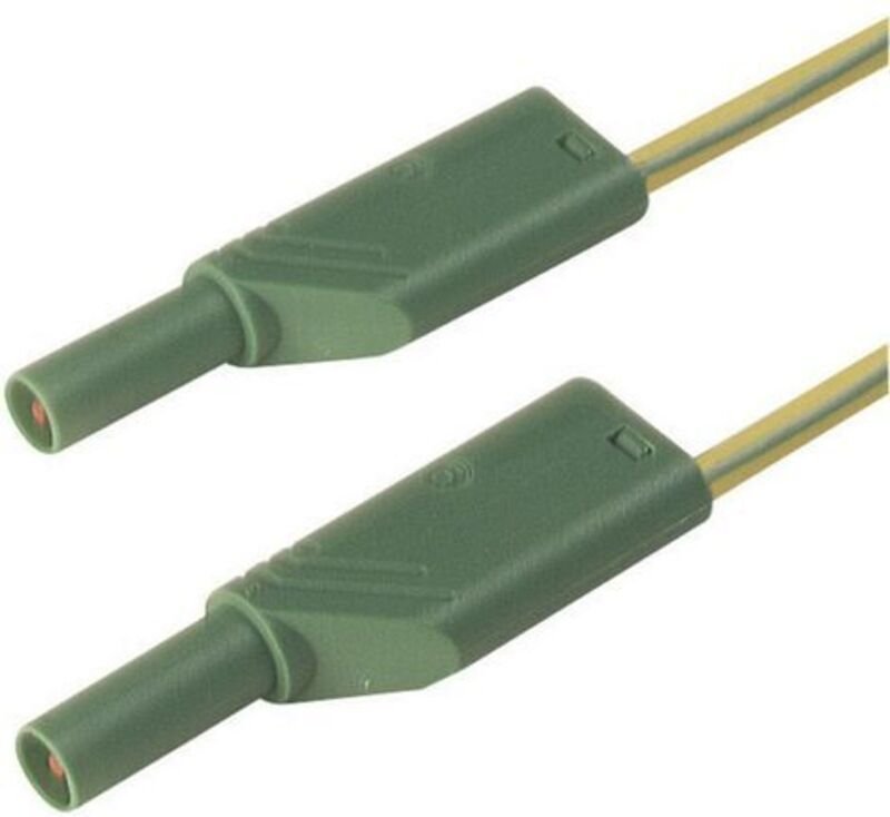 Sks Hirschmann - mls ws 200/2,5 ge/gn Sicherheits-Messleitung Lamellenstecker 4 mm Lamellenstecker 4 m