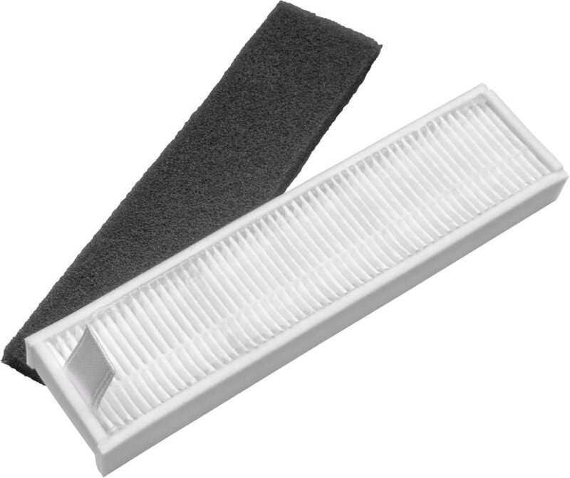 vhbw Feinfilter Ersatz für Ecovacs D-S652 für Staubsauger-Roboter - Luftfilter, Schwarz, Weiß