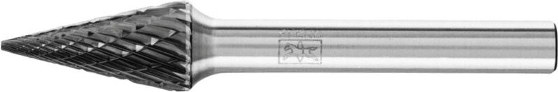 PFERD TOOLS Hartmetall Hochleistungsfrässtift Spitzkegel SKM Ø 10x20mm Schaft-Ø 6 mm Z3P HICOAT universal