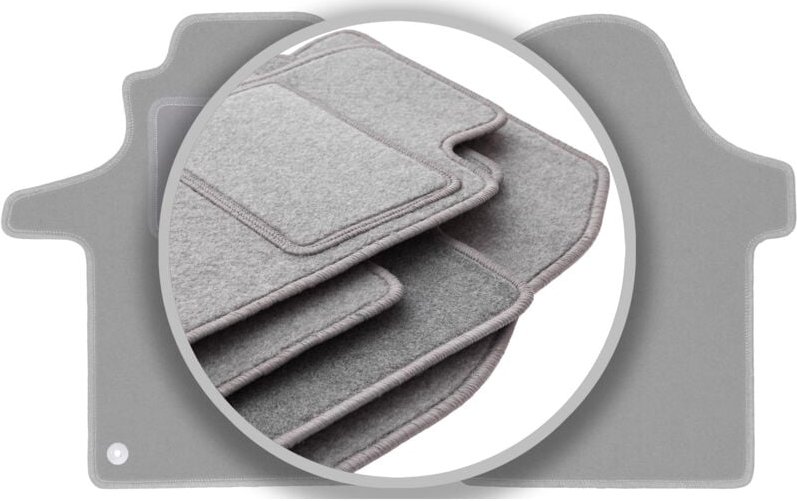 Graue Automatten für: Toyota Corolla Verso II 7-Sitzer (2004-2009)