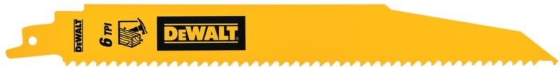 DT90381-QZ gerades Sägeblatt bim 228 mm 6TPI 5 Stück Holz - Dewalt