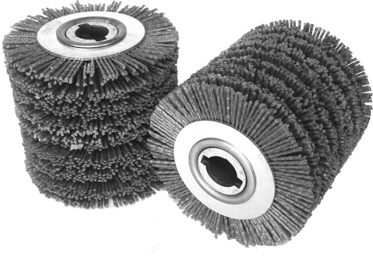 Holzalterungsbürste Nylon-Schleiffaser 100x100x19mm