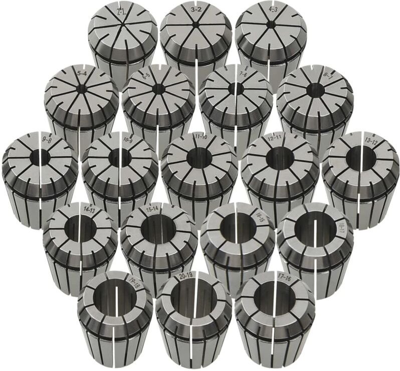 Thumbnail - ER32 Spannzangen 19-tlg. Drehwerkzeugsatz - Vidaxl