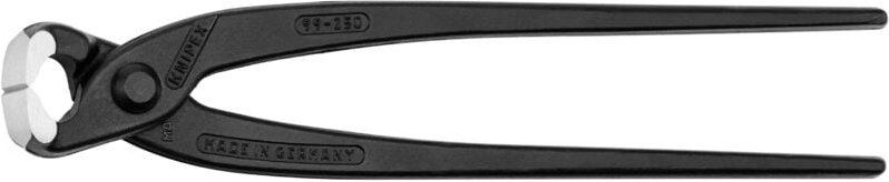 Knipex - 99 00 250 Monierzange (Rabitz- oder Flechterzange) schwarz atramentiert 250 mm