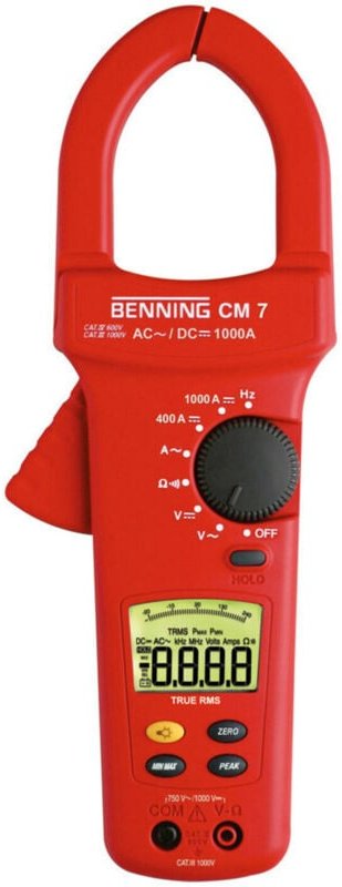Benning - Digital-Stromzangen- Multimeter cm 7