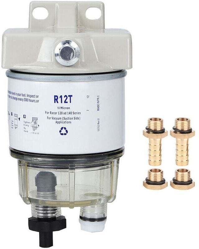 Thumbnail - Kraftstofffilter, R12T Boot Marine Rotation Kraftstofffilter benzinfilter dieselfilter mit Wasserabscheider boot Passend...