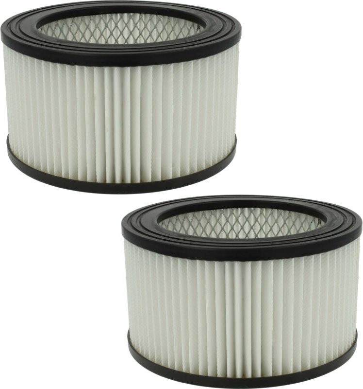 Filterset 2x Staubsaugerfilter kompatibel mit Trendline 18L, 20L Aschesauger - hepa Filter Allergiefilter - Vhbw